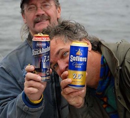 swedish dudes with swedish beer