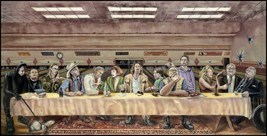 las supper lebowski poster