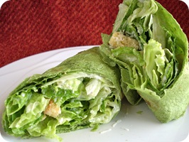caesar salad wrap from hell