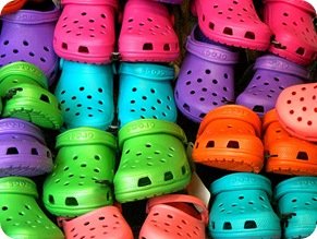 pile of crocs