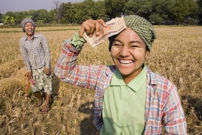 farmers with cash