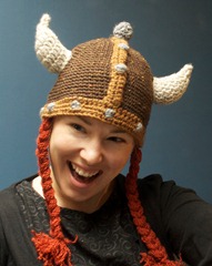 stella with viking hat