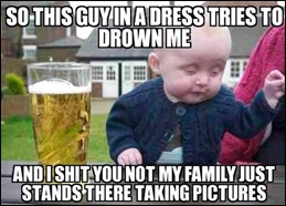 funny baptism