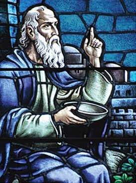 socrates stained glass