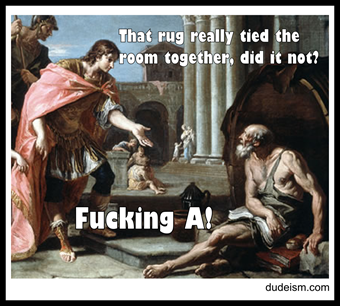 Diogenes Meets Alexander